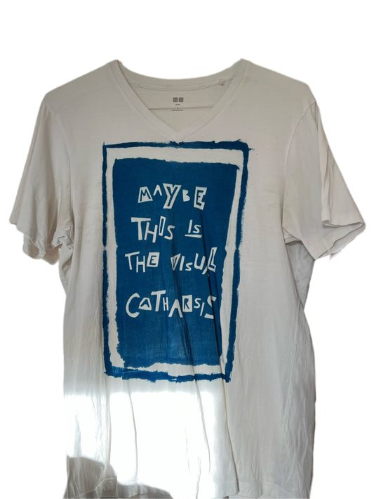 VISUAL CATHARSIS V NECK TEE